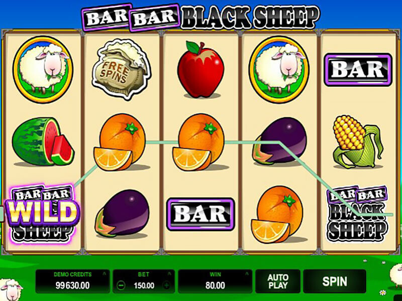 Bar Bar Black Sheep – 5 Reel